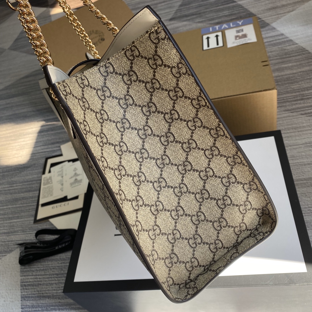 Gucci Padlock Medium GG Shoulder Bag 479197 White 